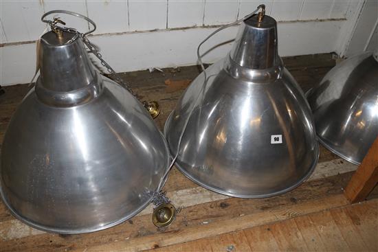 4 industrial lamps